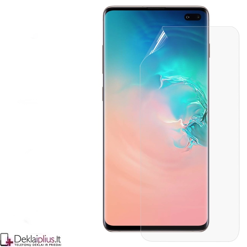 Telefono ekrano apsauga per visą ekraną - Hydrogel (Samsung S10 Plus) Telefono ekrano apsauga per visą ekraną - Hydrogel (Samsung S10 Plus)
